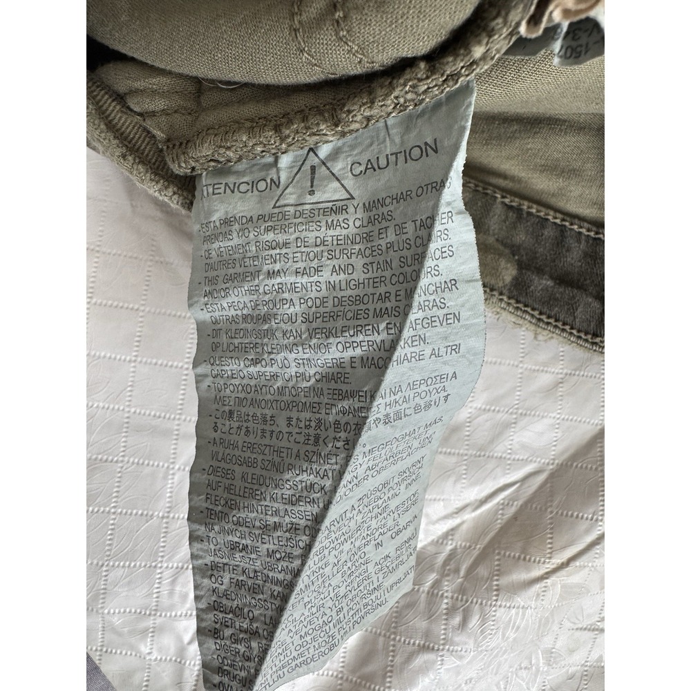 Zara Womens Camouflage Camo Print Low Rise Stretch Skinny Denim Jeans USA 6 - Picture 4 of 7